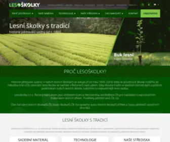 Lesoskolky.cz(LESOŠKOLKY s.r.o) Screenshot