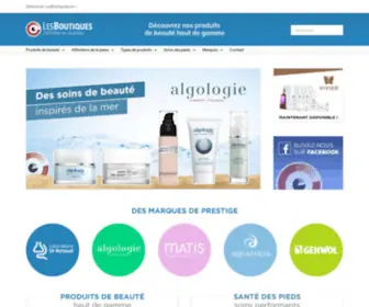 Lespagesenligne.com(Achat de produits de beauté en ligne) Screenshot