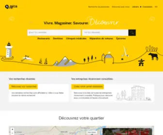 Lespagesjaunes.com(Business directory) Screenshot