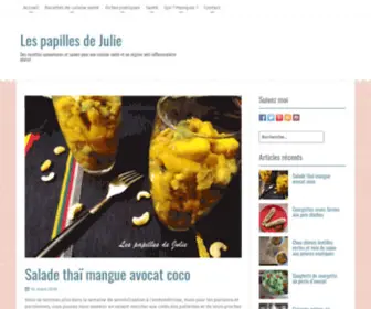 Lespapillesdejulie.com(Les papilles de Julie) Screenshot