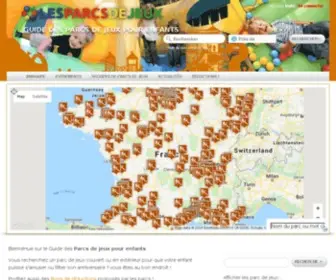 Lesparcsdejeux.com(Parcs de Jeux) Screenshot