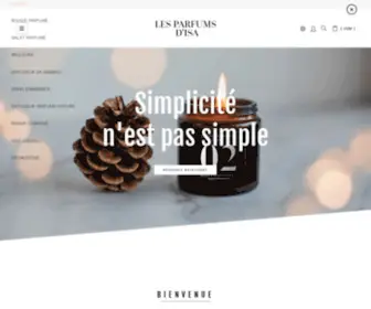 Lesparfumsdisa.be(Les Parfums d'Isa) Screenshot