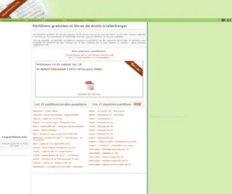 Lespartitions.info(Télécharger) Screenshot