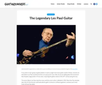 Lespaulguide.com(The Legendary Les Paul Guitar) Screenshot