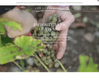 Lespervenches.com(Vignoble les Pervenches) Screenshot