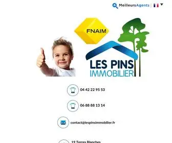 Lespinsimmobilier.fr(Agence) Screenshot