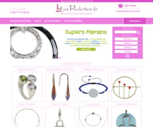 Lespoulettes-Bijoux.fr(Boutique Creatrices Les Poulettes) Screenshot