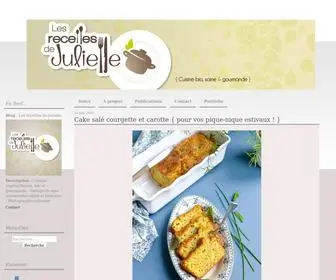 Lesrecettesdejuliette.fr(Les recettes de Juliette) Screenshot
