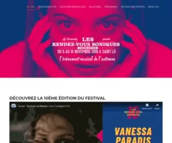 Lesrendezvoussoniques.com(Les Rendez) Screenshot