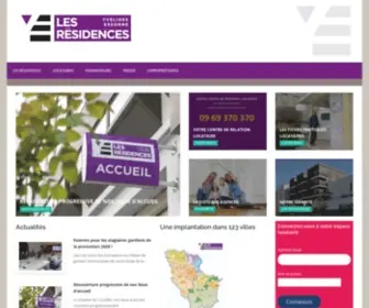 Lesresidences.fr(Les résidences) Screenshot