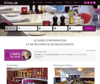 Lesrestos.com(Dîner) Screenshot