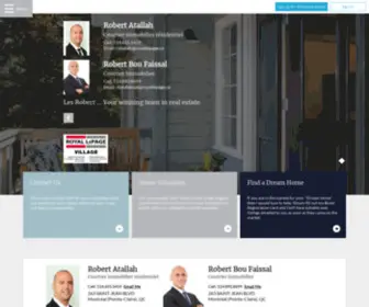 Lesrobert.ca(Vente/achat/location Immobilier) Screenshot