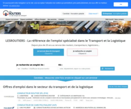 Lesroutiers.fr(Lesroutiers) Screenshot