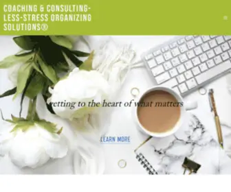 Less-Stress.com(Coaching & Consulting) Screenshot