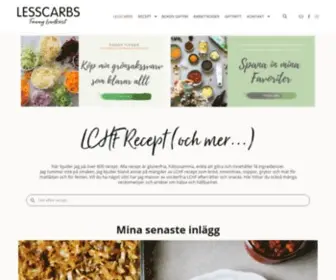 Lesscarbs.se(Goda LCHF) Screenshot