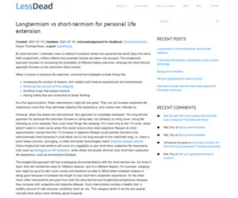 Lessdead.com(LessDead) Screenshot