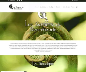 Lessecretsdebroceliande.fr(Les Secrets de Brocéliande) Screenshot