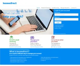 Lesseedirect.com(Home) Screenshot