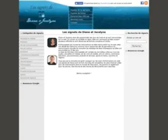 Lessignets.com(Les signets de Diane et Jocelyne) Screenshot