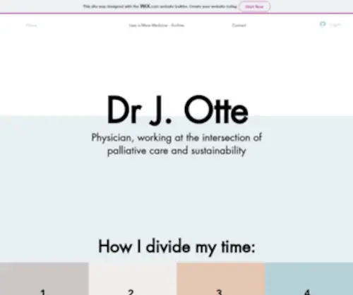 Lessismoremedicine.com(Dr Otte) Screenshot