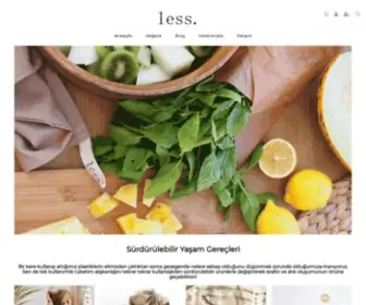 Lessisonline.com(Less. Sürdürülebilir Yaşam Gereçleri) Screenshot