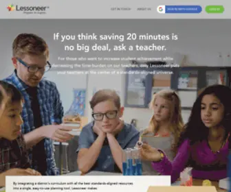 Lessoneer.com(12 Curriculum Management Platform) Screenshot