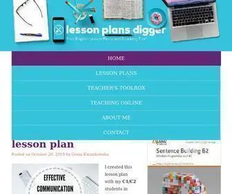 Lessonplansdigger.com(Lesson Plans Digger) Screenshot
