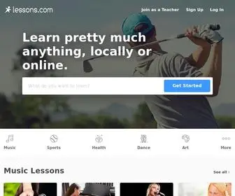 Lessons.com(Take Private Lessons Near You & Online) Screenshot