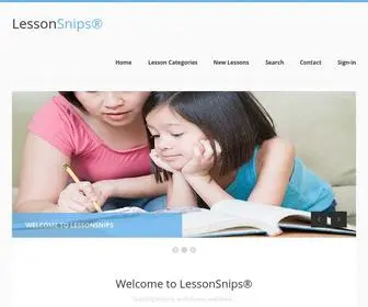 Lessonsnips.com(Teaching Lessons) Screenshot