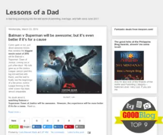 Lessonsofadad.com(Lessons of a Dad) Screenshot