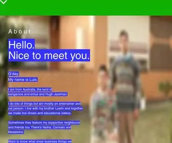 Lessonswithluis.com(Lessons with Luis) Screenshot