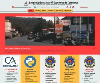 Lessonupinstitute.com(Coaching Institute) Screenshot