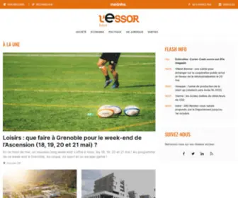 Lessor38.fr(L'Essor 38 : Journal d'actualité de l'Isère) Screenshot