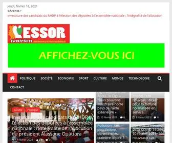 Lessorivoirien.com(L'Essor Ivoirien) Screenshot