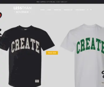 Lessthanboutique.com(Less Than Boutique) Screenshot