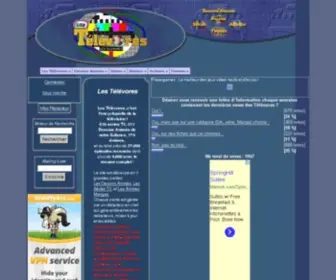 Lestelevores.com(Les Télévores : L'Encyclopédie de la Télévision (Séries TV) Screenshot