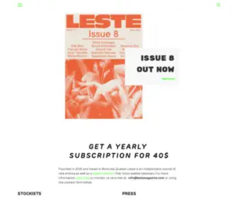 Lestemagazine.com Screenshot