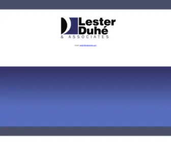 Lesterduhe.com(Lester Duhe @ Associates) Screenshot