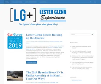 Lesterglennexperience.com(The Official Lester Glenn Auto Group Blog) Screenshot