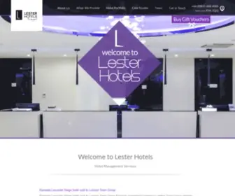 Lesterhotels.com(Lester Hotels Management Services) Screenshot