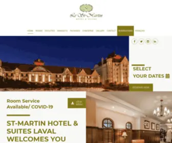 Lestmartinlaval.com(Hotel Le St) Screenshot