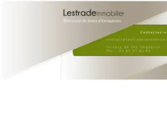 Lestradeimmobilier.com(Immobilier) Screenshot