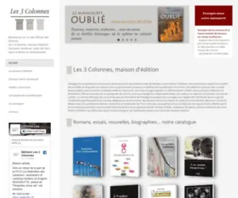 Lestroiscolonnes.com(Éditions) Screenshot