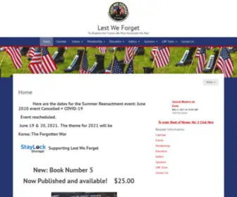 Lestweforgetusa.org(Lest We Forget) Screenshot