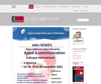 Lesujetdanslacite.com(LE SUJET DANS LA CITE) Screenshot