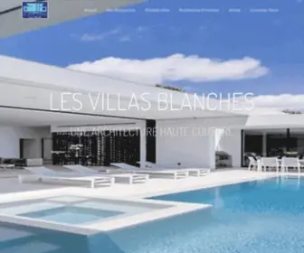 Lesvillasblanches.com(Les Villas Blanches) Screenshot