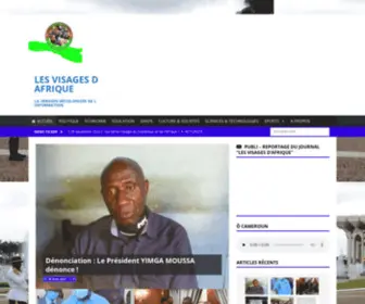 Lesvisagesdafrique.online(Les Visages d Afrique) Screenshot