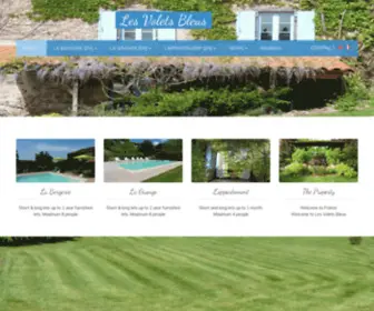 Lesvoletsbleus.com(Long term rentals) Screenshot