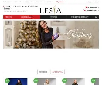 Lesyashop.com.ua(Дизайнерський жіночий одяг) Screenshot