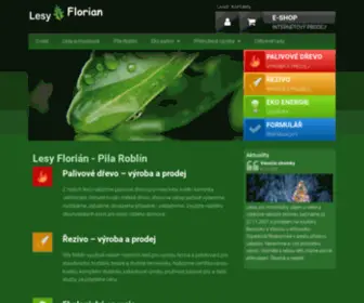 Lesyflorian.cz(Lesy Florián) Screenshot